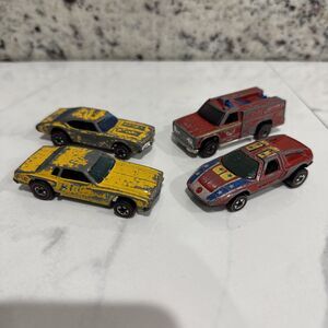 LOT 4 - 1969 1970 1974 Redline Hot Wheels Mercedes C111 Monte Carlo Maxi Taxi